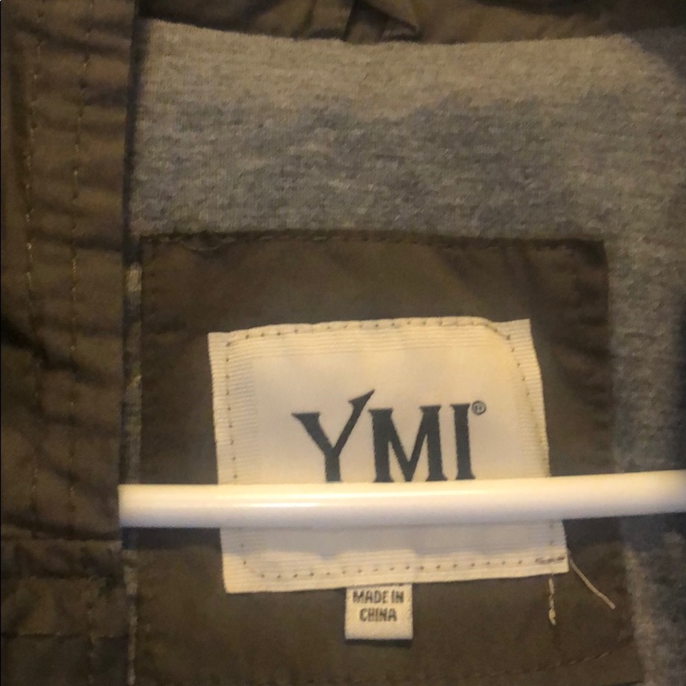 YMI COLLECTION Anorak Hooded Zip Up Jacket Green Size Small NWT!! - Picture 2 of 6
